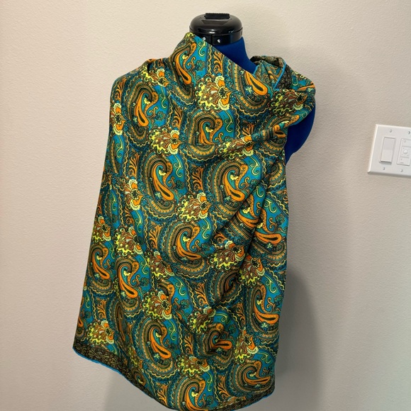 Etro 100% Silk Scarf Paisley Made in France - Picture 3 of 7